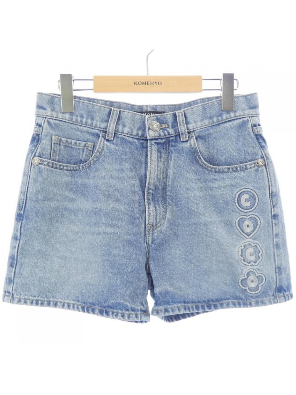 Chanel 25 Shorts Blue